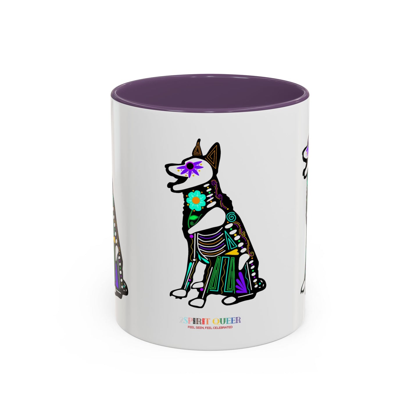 Dia de los Muertos German Shepard Coffee Mug