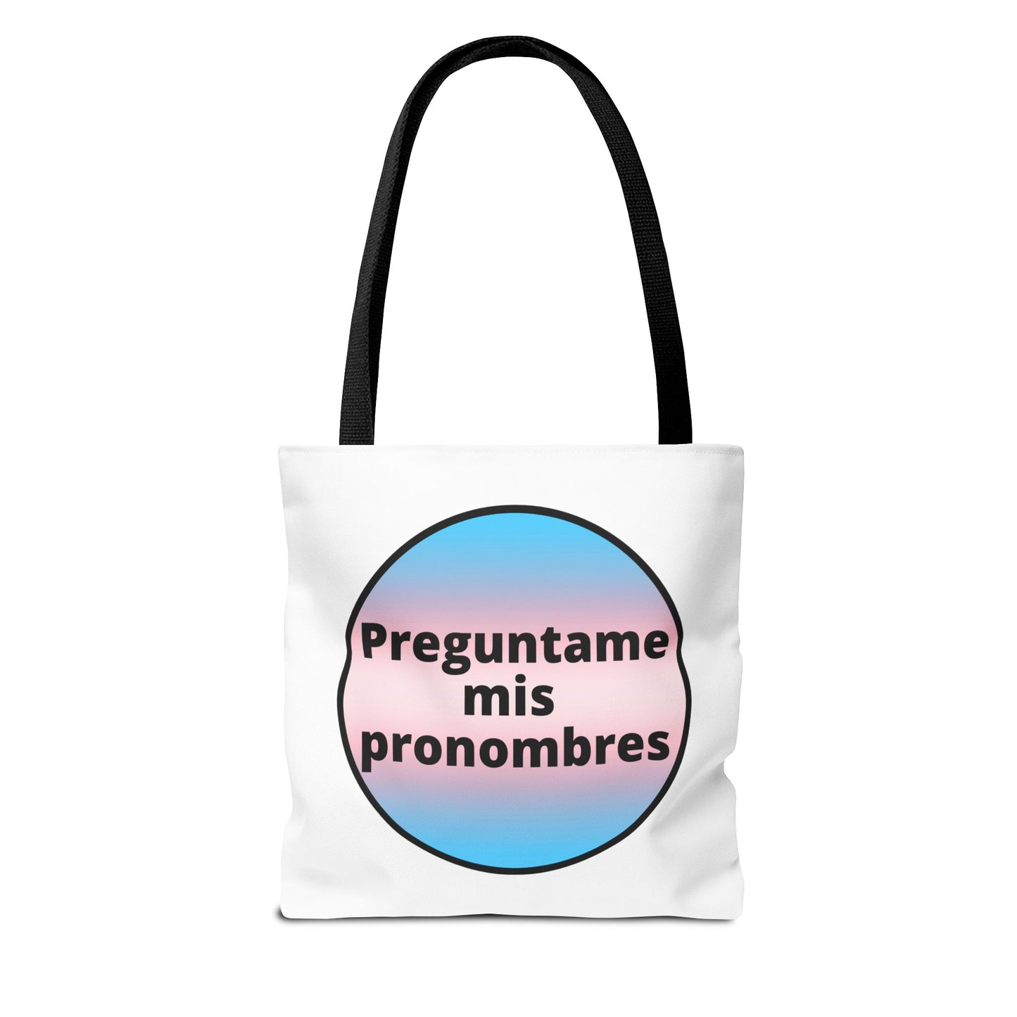 Preguntame mis Pronombres Trans Tote Bag