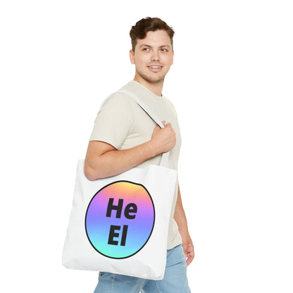 He / El Rainbow Tote Bag