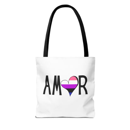 Amor Genderfluid Tote Bag