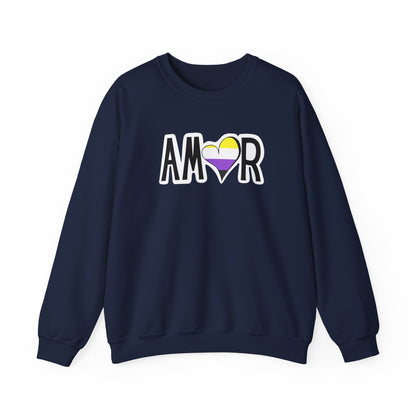 Amor Non Binary Crewneck Sweatshirt
