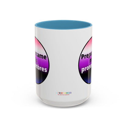 Preguntame mis Pronombres GenderFluid  Coffee Mug