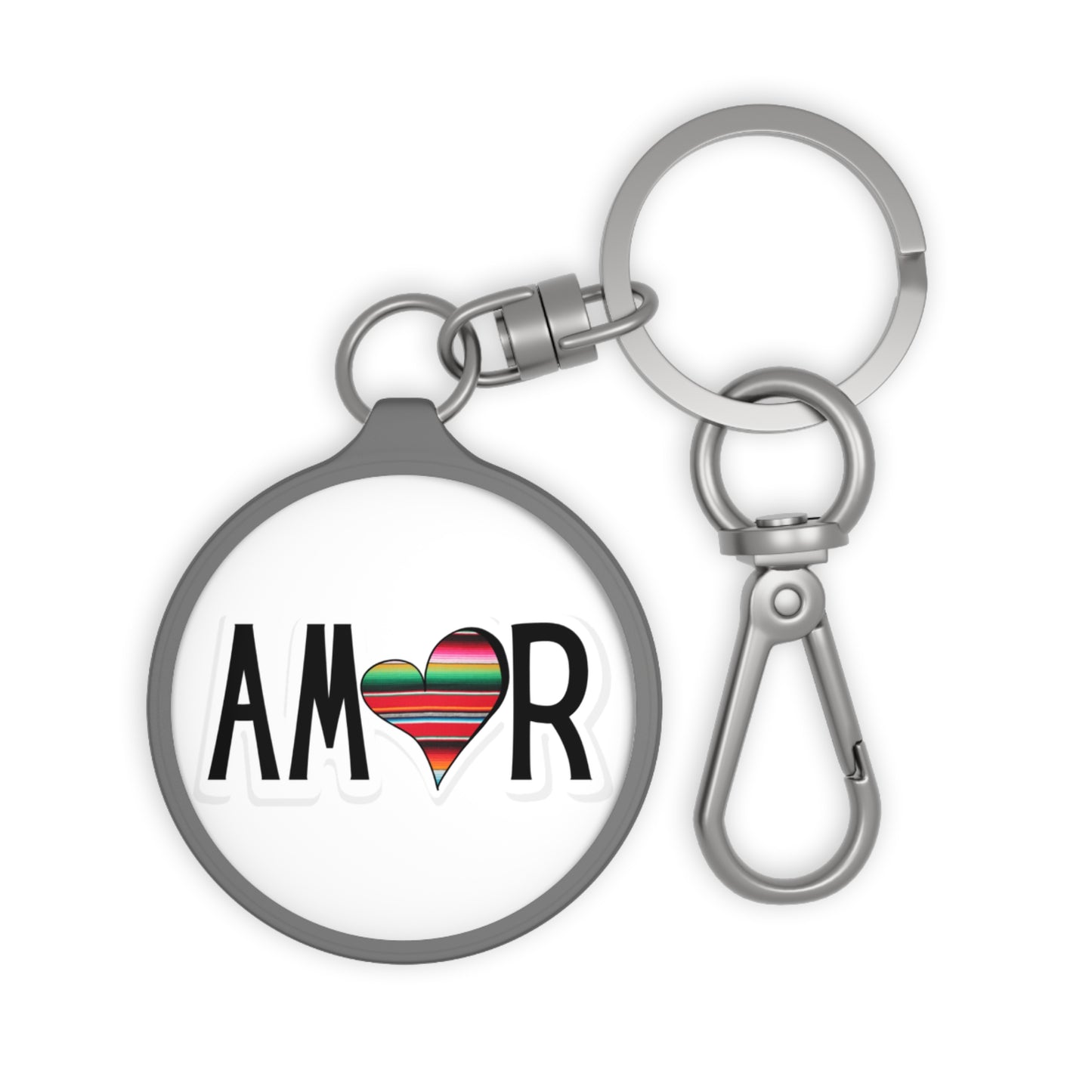 Amor Serape Keyring Tag