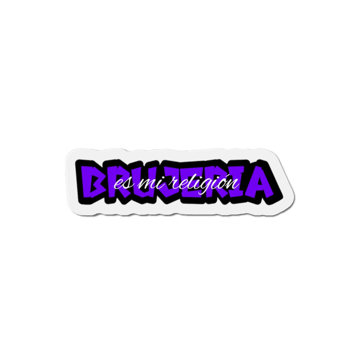 Brujeria es mi Religion Die-Cut Magnet