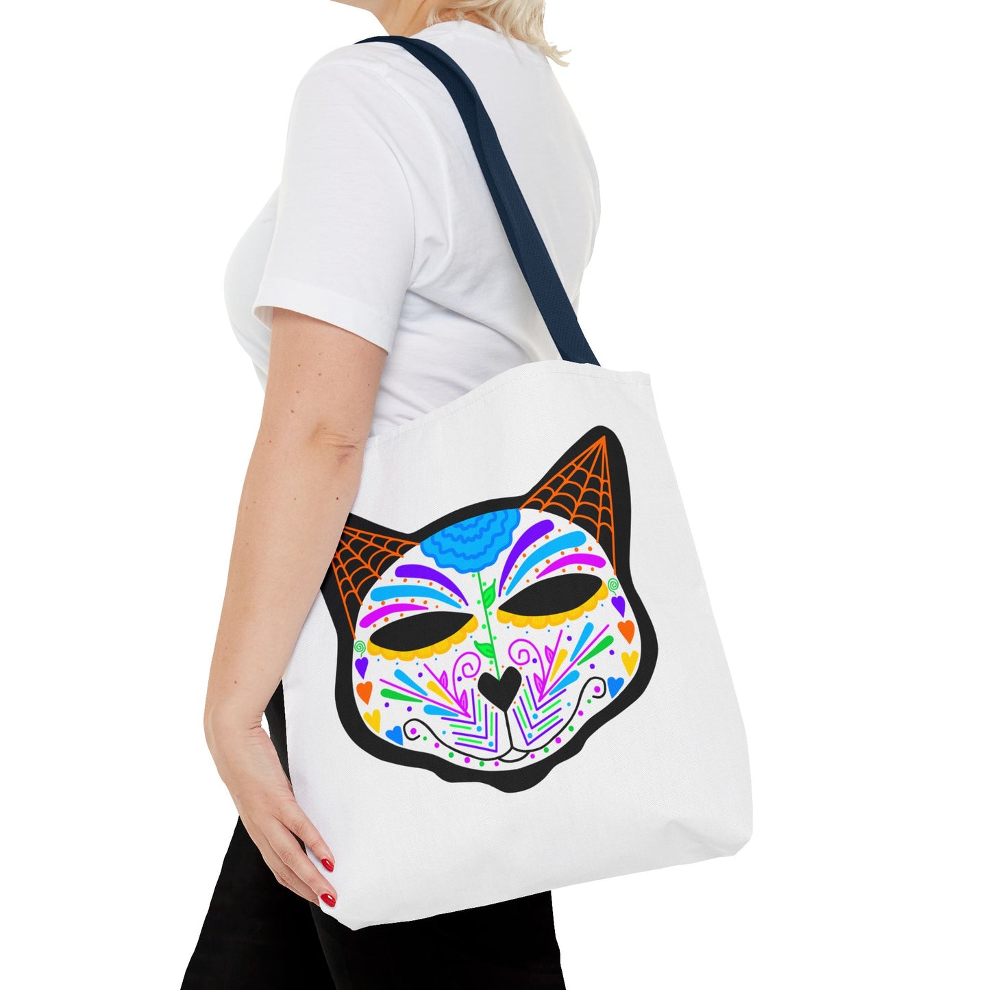 Dia de los Muertos Cat Tote Bag