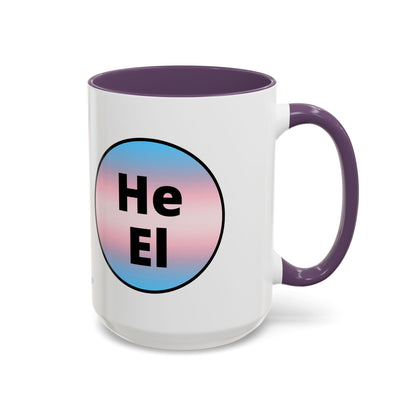 He/El Trans Accent Coffee Mug