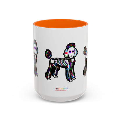 Dia de los Muertos Poodle Coffee Mug