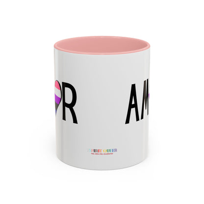 Amor Genderfluid Accent Coffee Mug