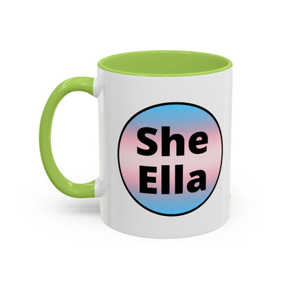 She/Ella Trans Coffee Mug