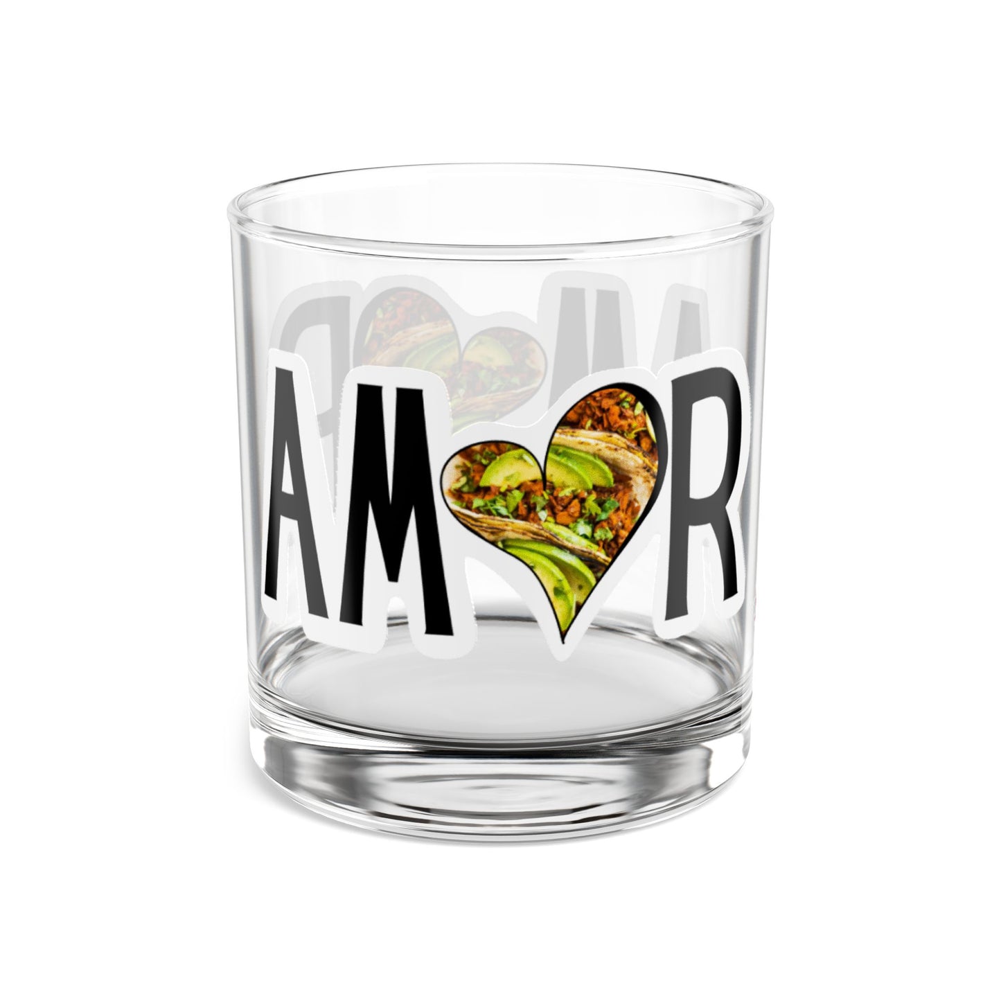 Amor Taco Glass