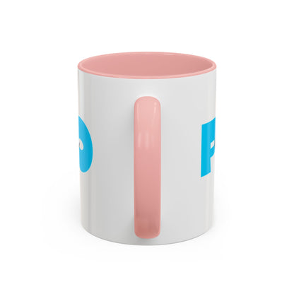 Perreo Es Mi Profesion Blue Accent Coffee Mug