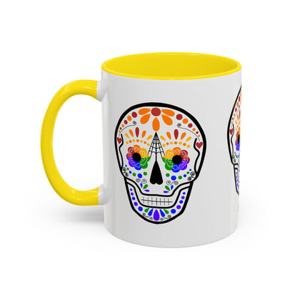 Queer Sugar Skull Coffee Mug