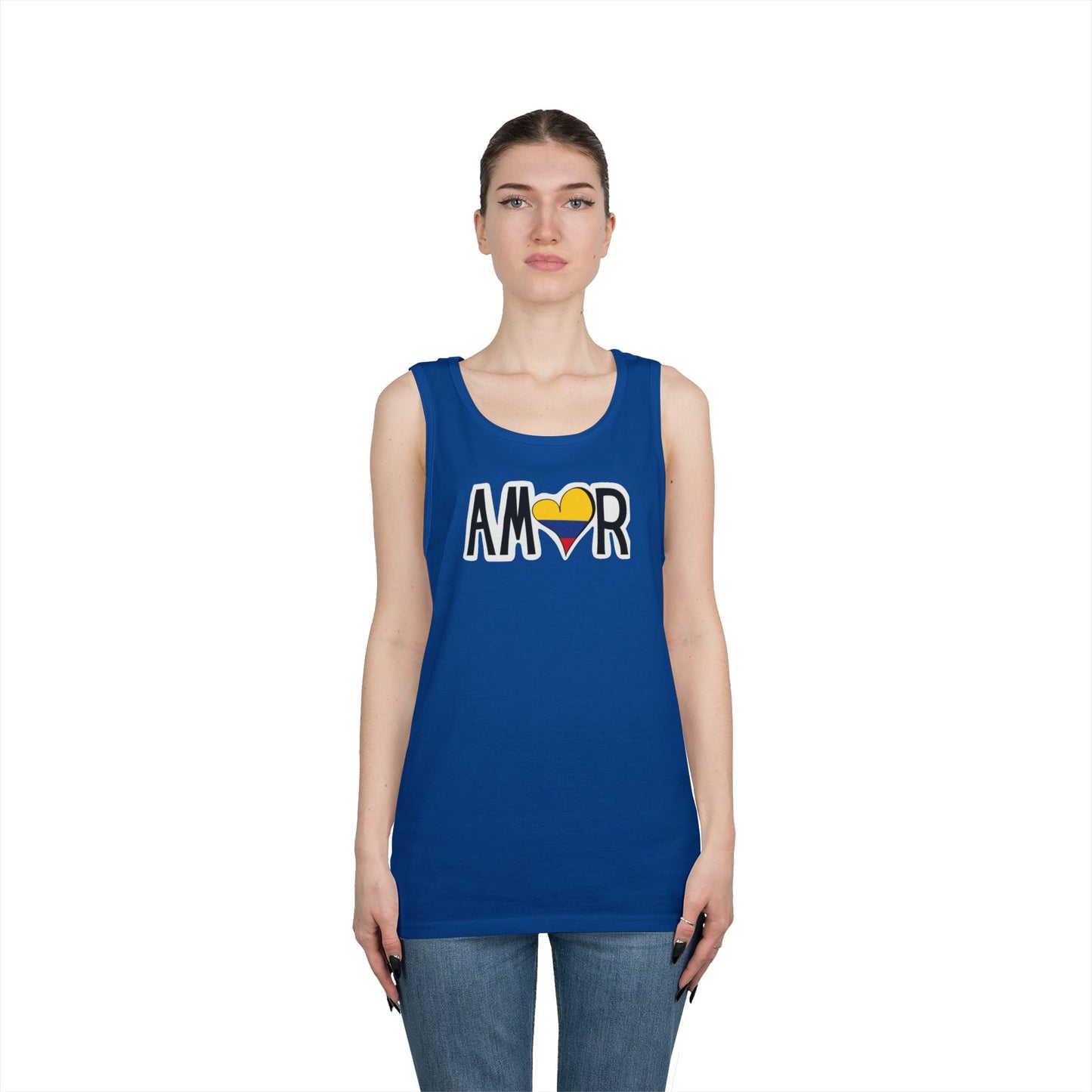Amor Colombia  Heavy Cotton Tank Top
