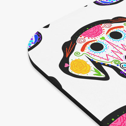 Dia de los Muertos Dog Head Mouse Pad (Rectangle)