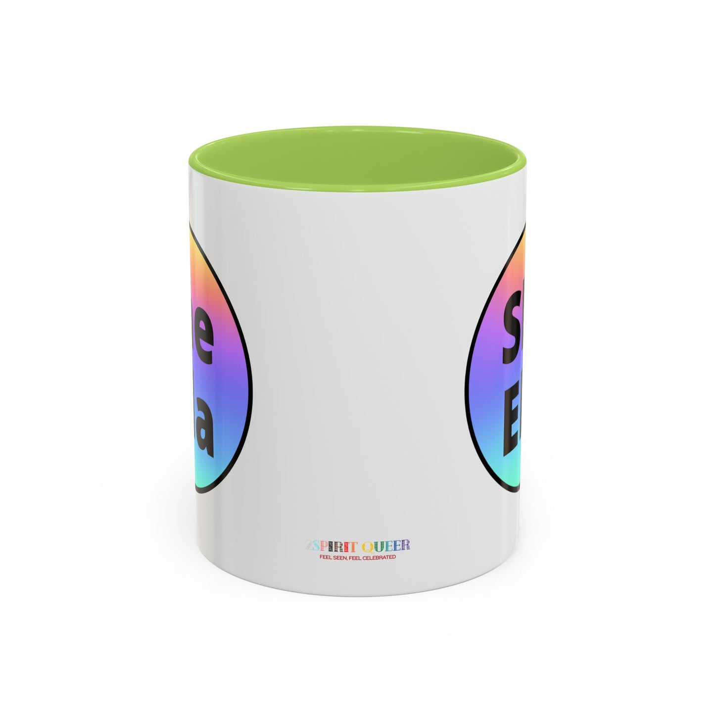 She/Ella  Rainbow Coffee Mug