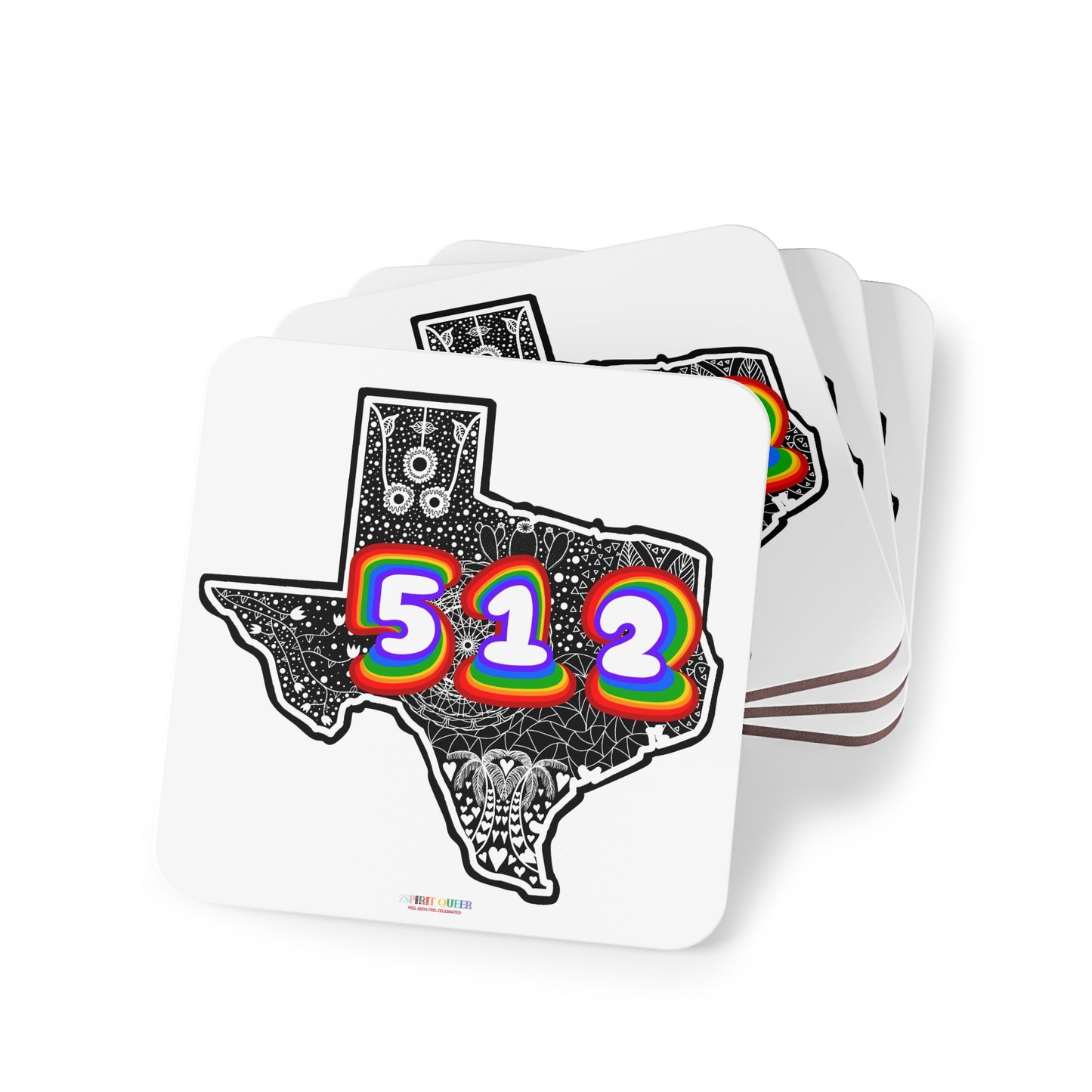 Texas 512 Coasters