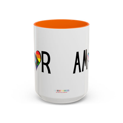 Amor  Inclusive Accent Coffee Mug