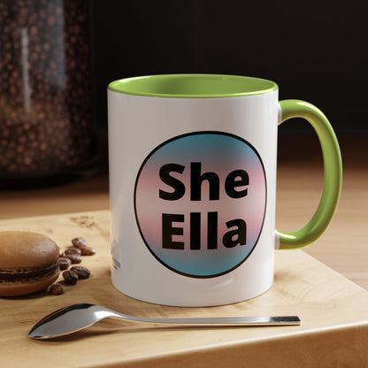 She/Ella Trans Coffee Mug