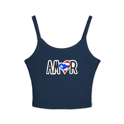 Amor Puerto Rico Spaghetti Strap Tank Top