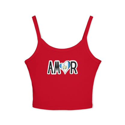 Amor Guatemala Spaghetti Strap Tank Top
