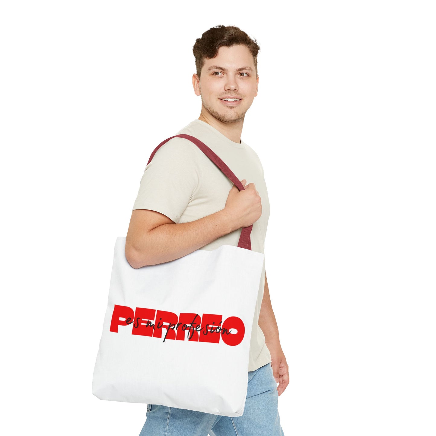 Perreo Es Mi Profesion Red Tote Bag