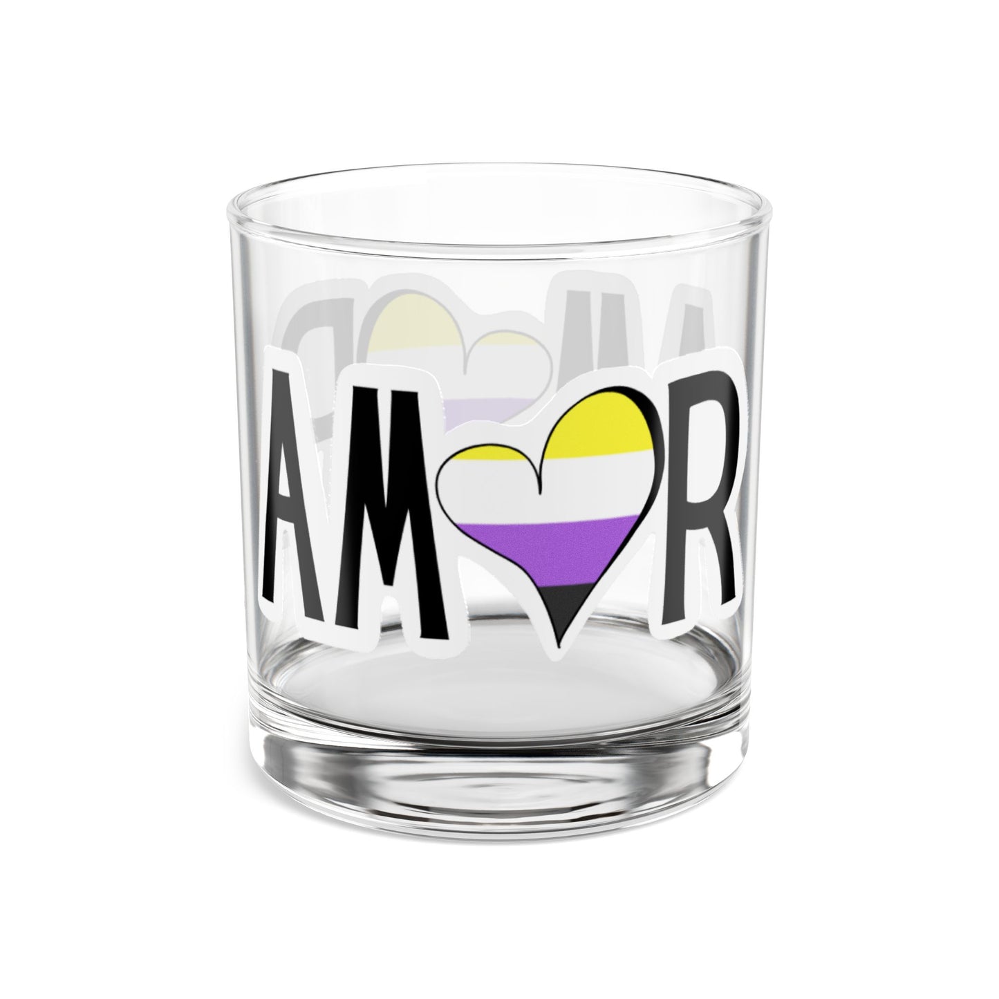 Amor  - NonBinary Rocks Glass, 10oz