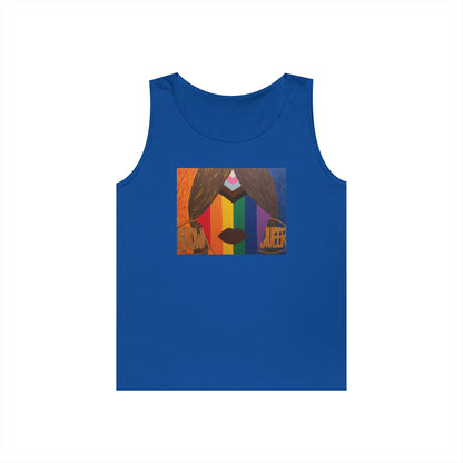 Brown and Queer Heavy Cotton Tank Top