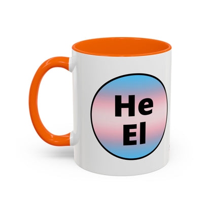He/El Trans Accent Coffee Mug