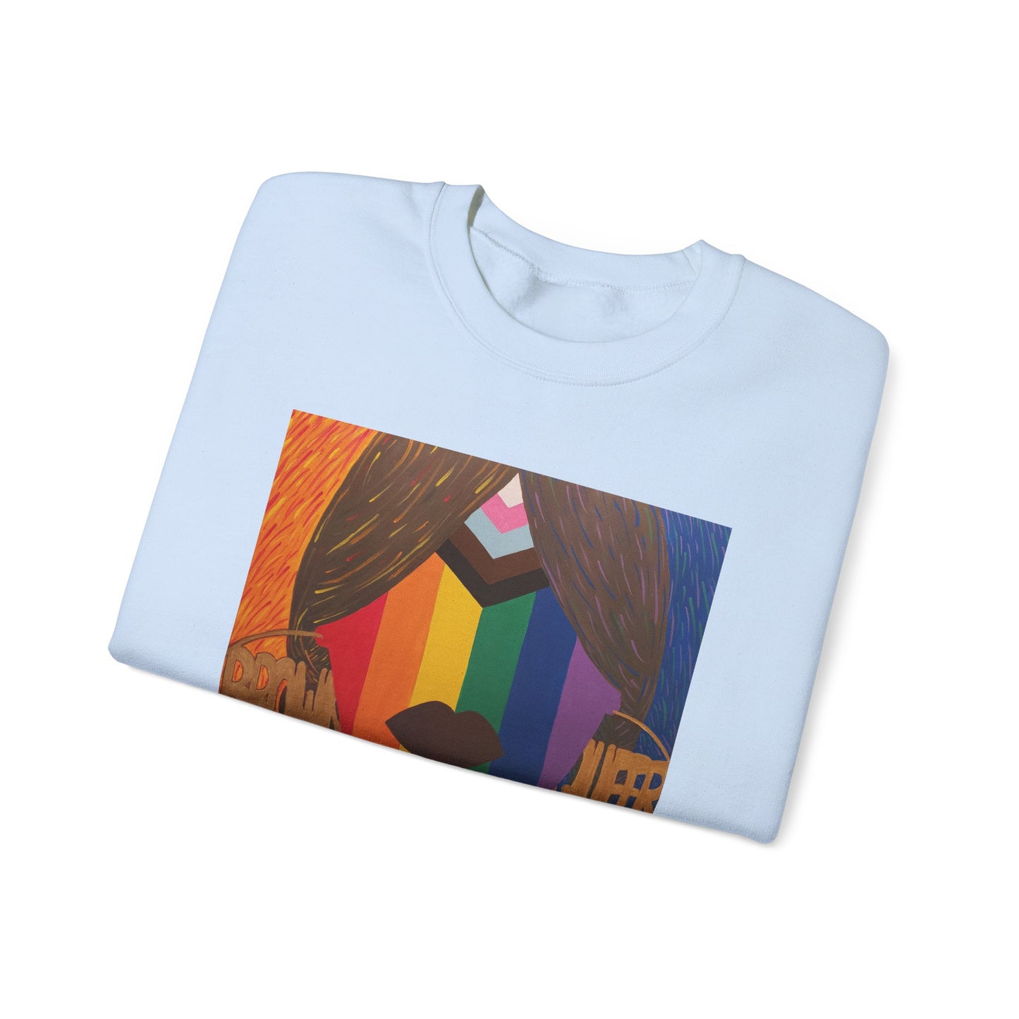 Brown and Queer Crewneck Sweatshirt