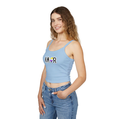 Amor Non Binary Spaghetti Strap Tank Top