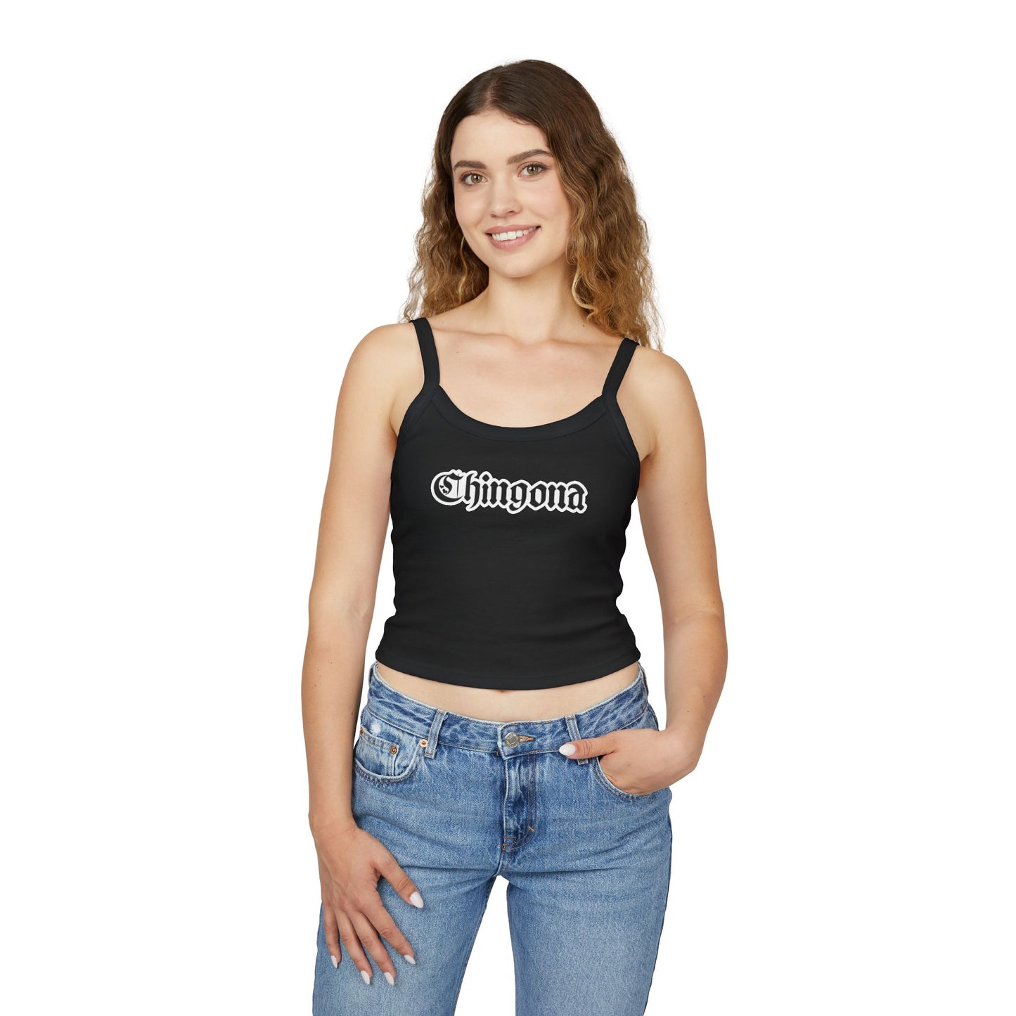 Chingona Spaghetti Strap Tank Top