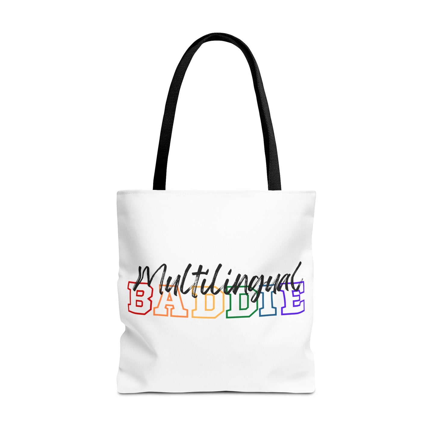 Multilingual Baddie Tote Bag