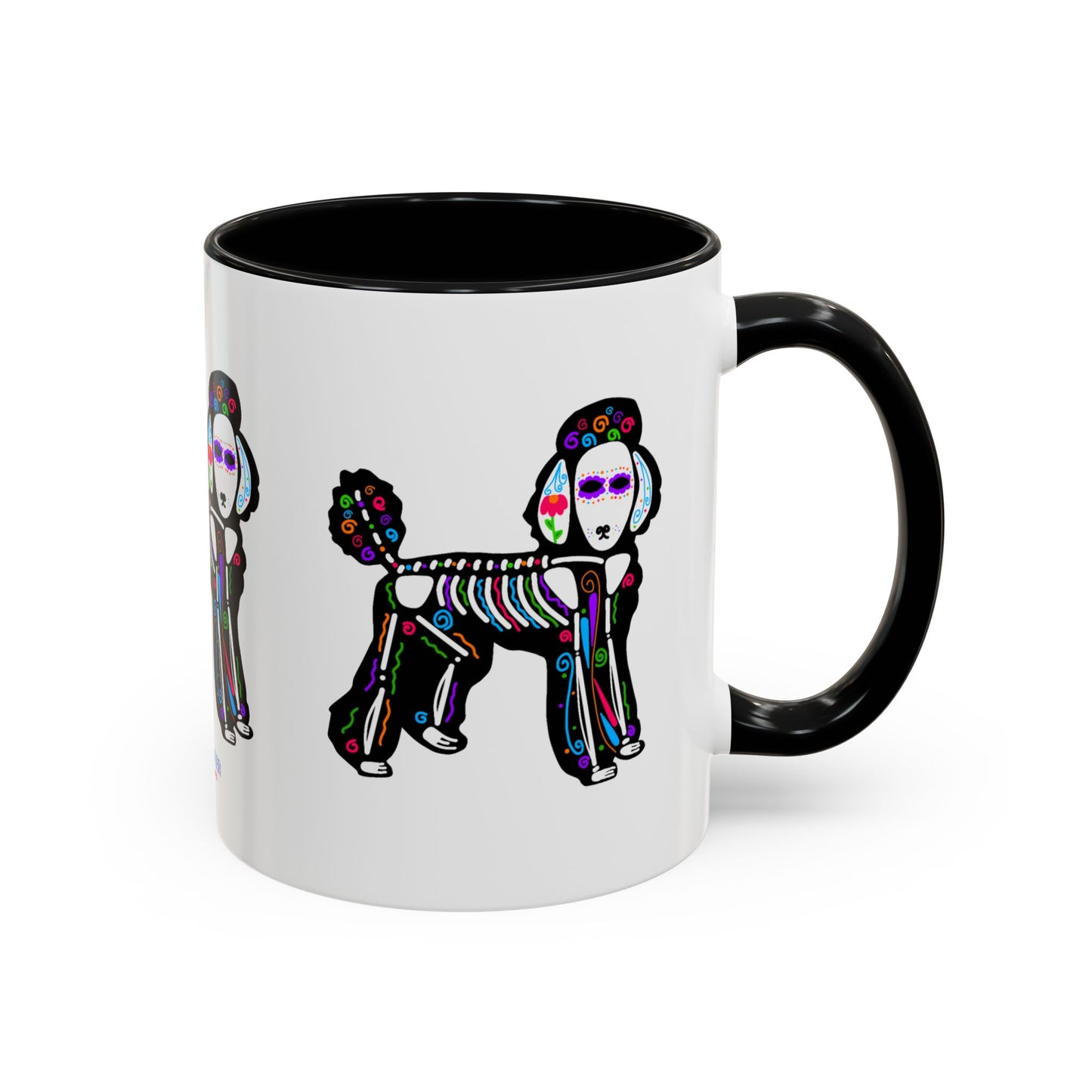 Dia de los Muertos Poodle Coffee Mug