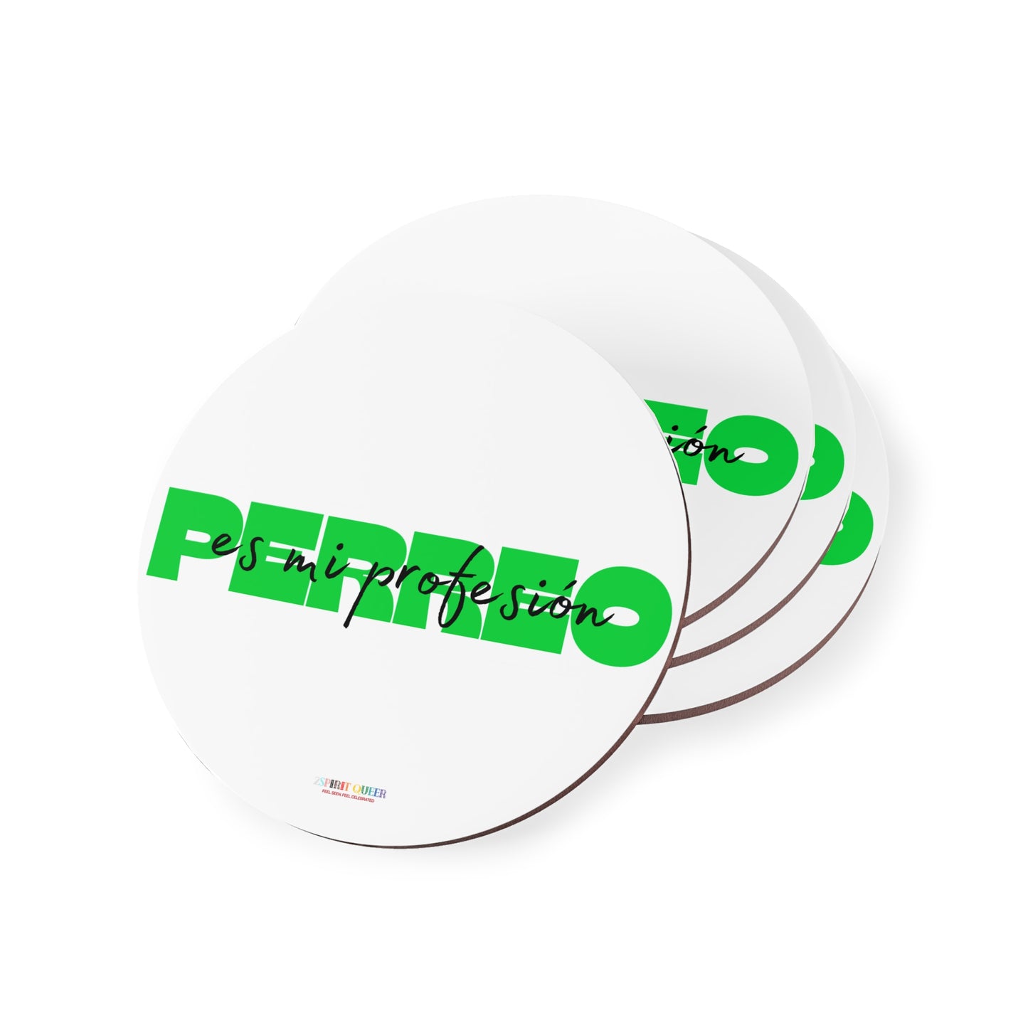 Perreo Es Mi Profesion Green Coasters