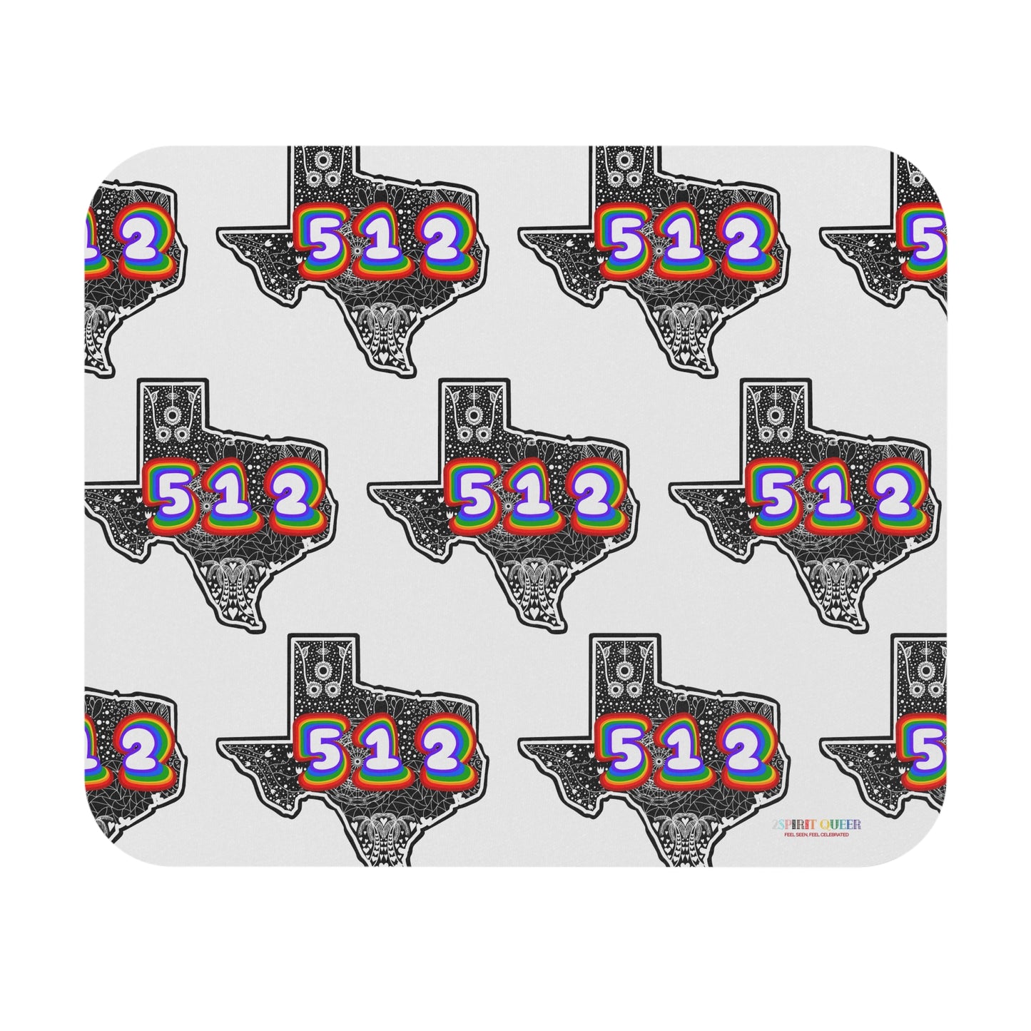 Texas 512 Mouse Pad (Rectangle)