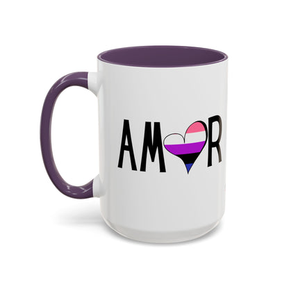 Amor Genderfluid Accent Coffee Mug