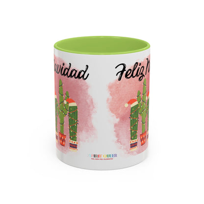 Feliz Navidad Cacti Coffee Mug