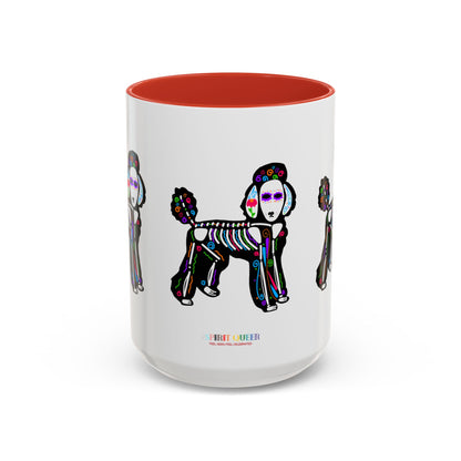 Dia de los Muertos Poodle Coffee Mug