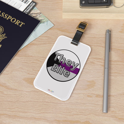 They / Elle Demi Luggage Tag