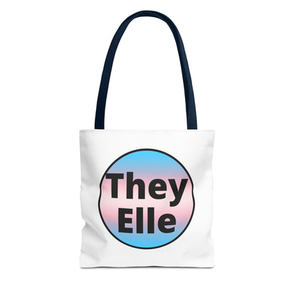 They/Elle Trans Tote Bag