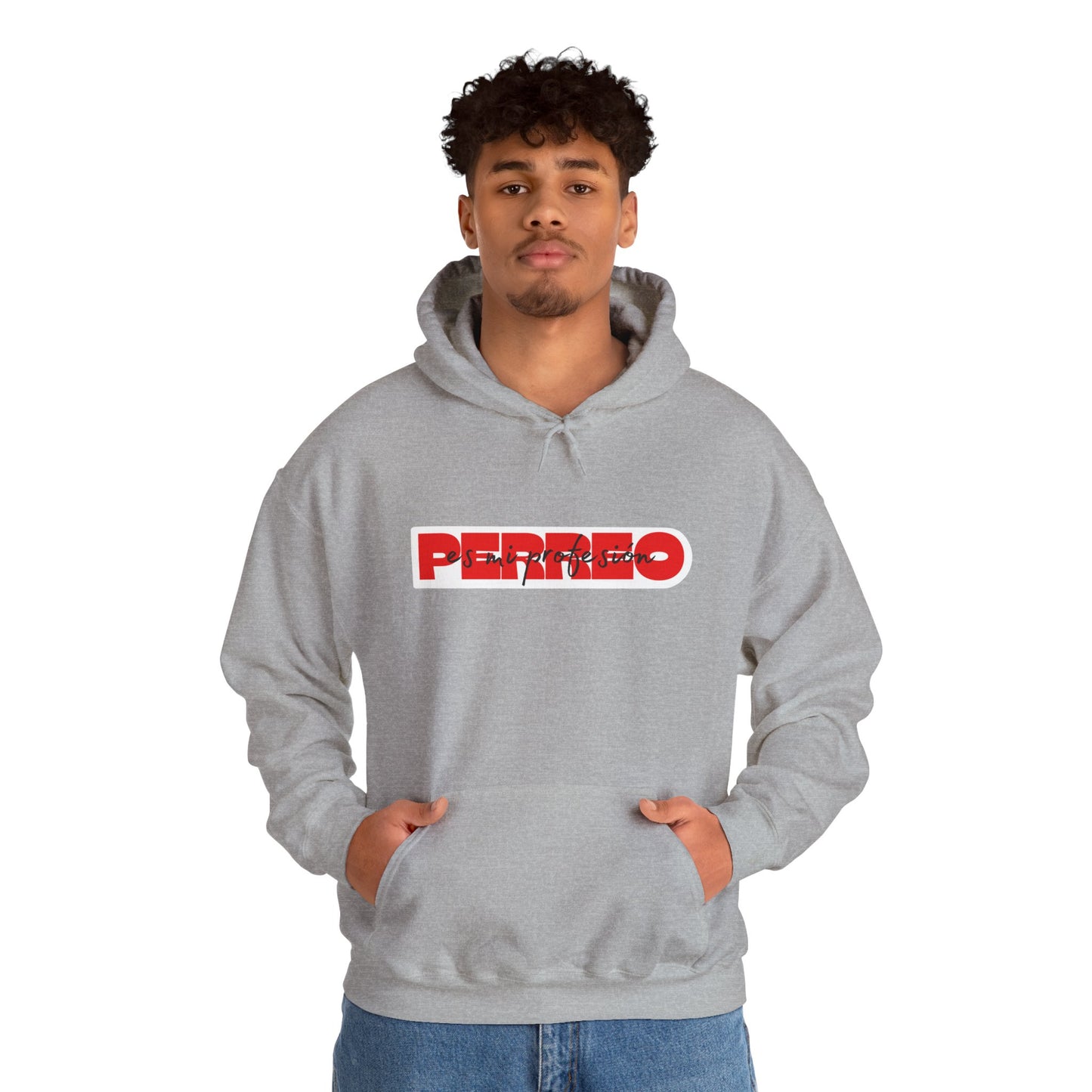 Perreo Es Mi Profesion - Red Hooded Sweatshirt