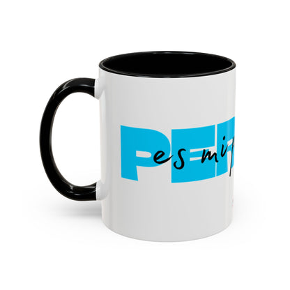 Perreo Es Mi Profesion Blue Accent Coffee Mug