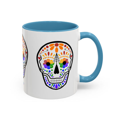 Queer Sugar Skull Coffee Mug