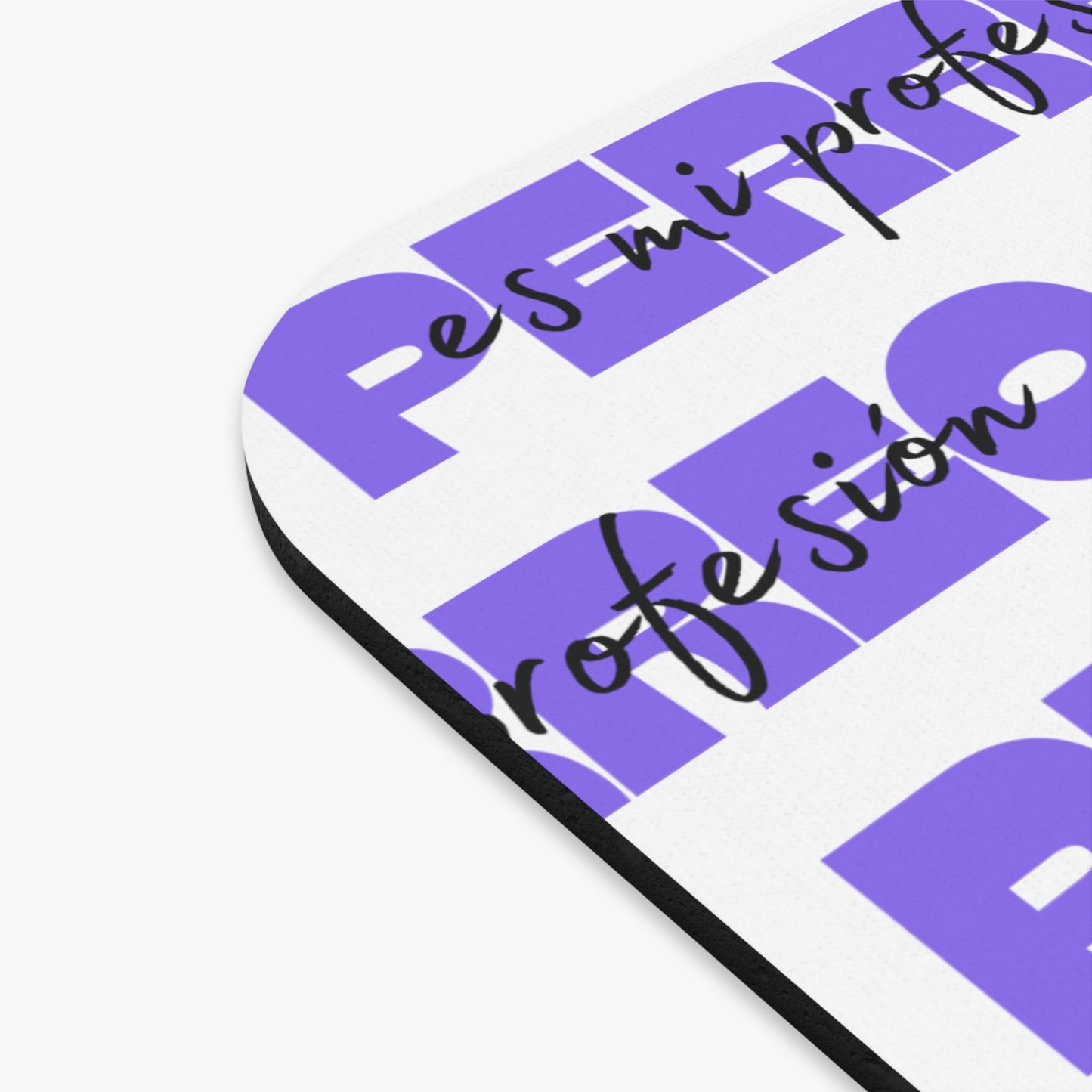 Perreo Es Mi Profesion - Purple Mouse Pad (Rectangle)