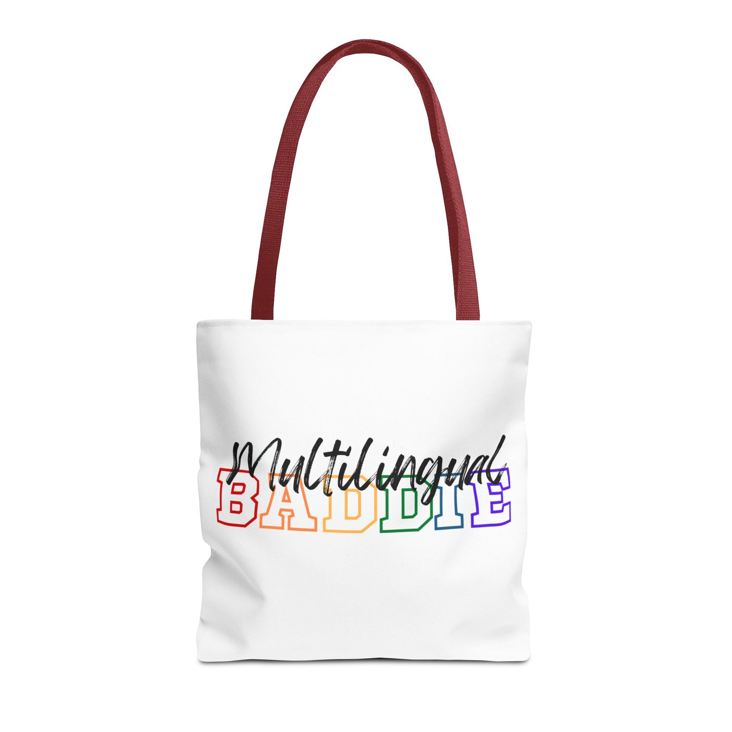 Multilingual Baddie Tote Bag