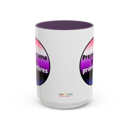 Preguntame mis Pronombres GenderFluid  Coffee Mug
