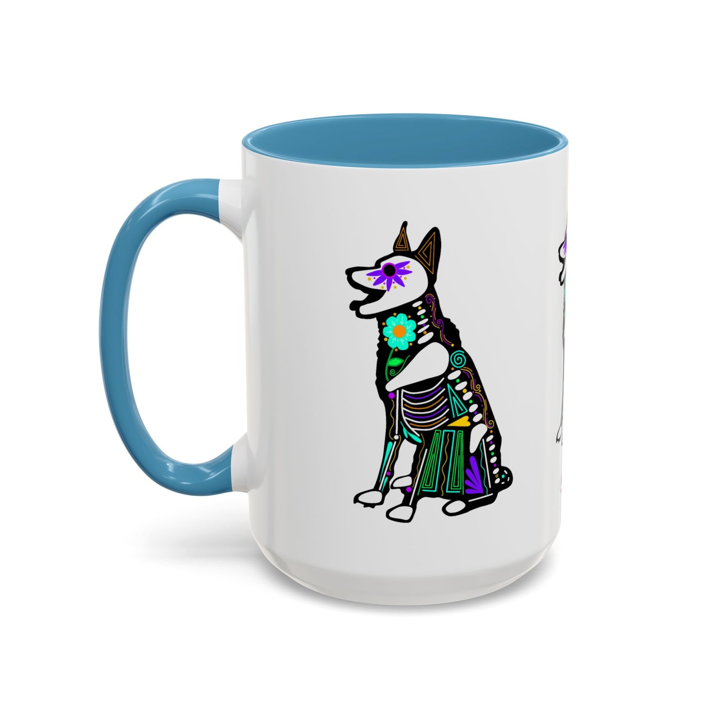 Dia de los Muertos German Shepard Coffee Mug
