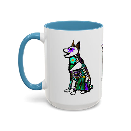 Dia de los Muertos German Shepard Coffee Mug