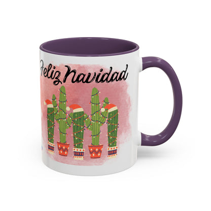 Feliz Navidad Cacti Coffee Mug