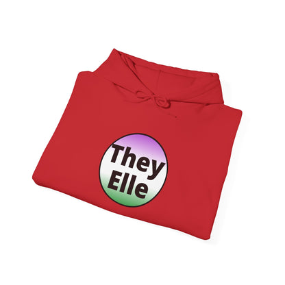 They/Elle Gender NonConforming Hooded Sweatshirt